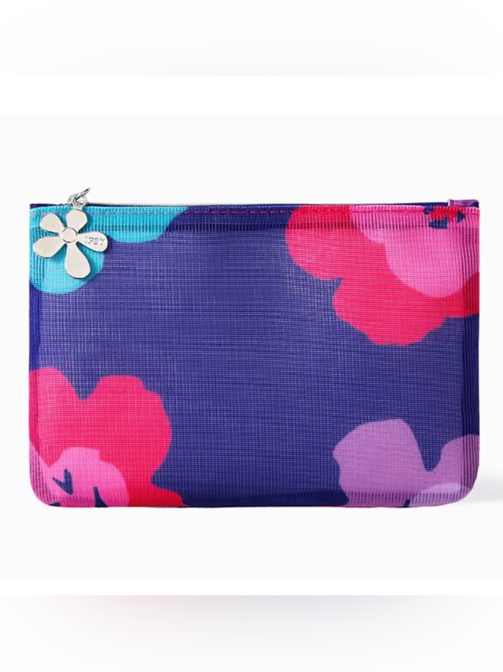 NEW Ipsy Mesh Floral Makeup Bag